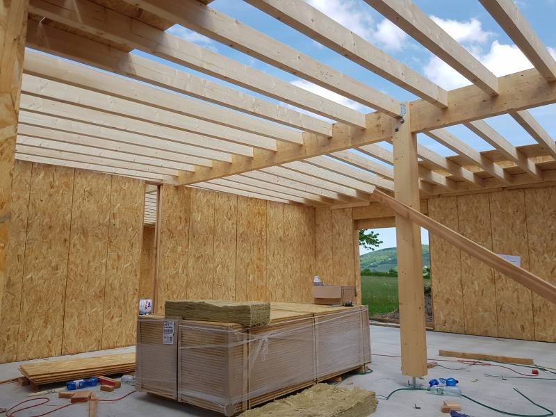 Construction d'un garage bois indépendant en kit FACIBLOC pas cher Saint Laurent Médoc et ses environs